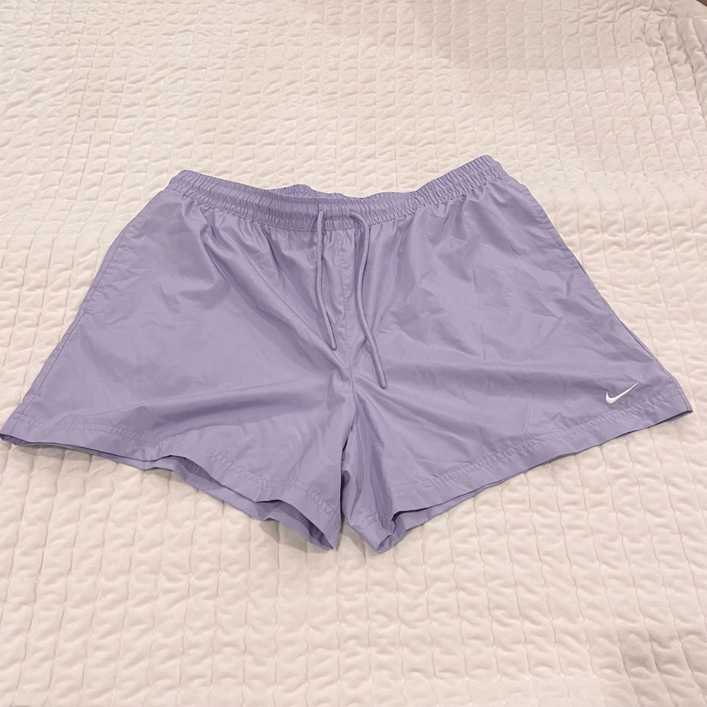 Nike Sportswear Woven Shorts Mens Large Purple Mesh Lined Drawstring FV7557-533